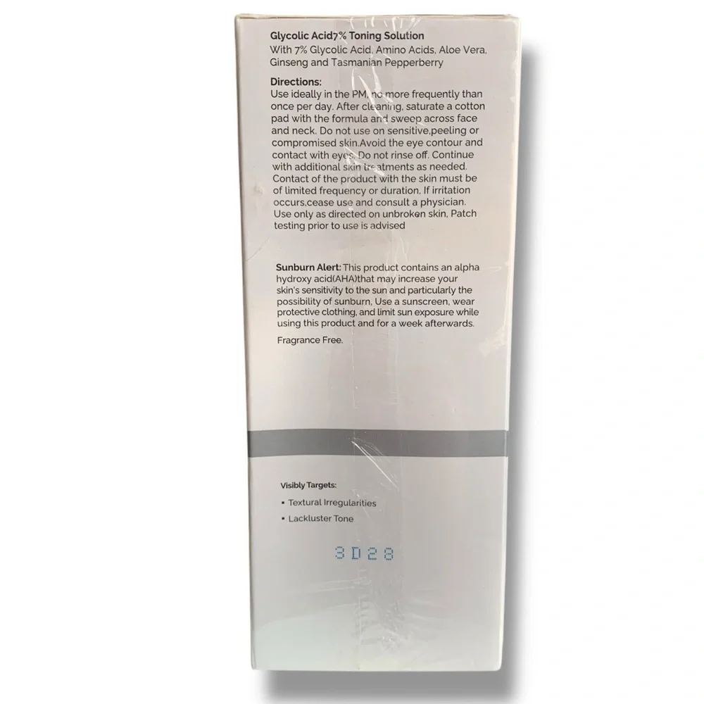 Glycolic Acid 7% Toning Solution 8 oz Direct Acids Radiant Skin‎ Anti Aging/Acne